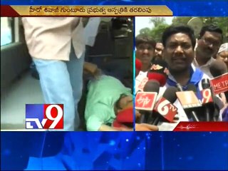 Hero Shivaji forcibly shifted to hospital