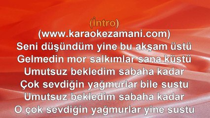 Fatih Kısaparmak - Mor Salkımlı Sokak - 2008 - TÜRKÇE KARAOKE
