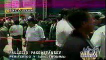 Cobertura de muerte de Paco Stanley en vivo Televisa y tv Azteca