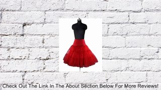 Miranda Red Swing Vintage Rockabilly Tutu Fancy Petticoat Review