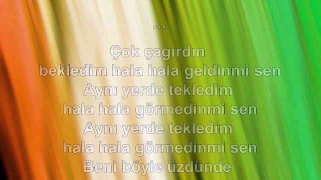 Fatih Ürek - Hala Hala - 2009 - TÜRKÇE KARAOKE