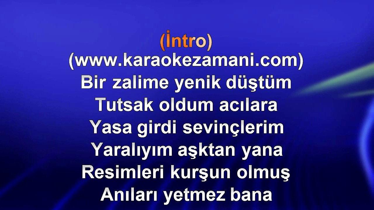 Ferda Anıl Yarkın - Yaralıyım - 1995 - TÜRKÇE KARAOKE