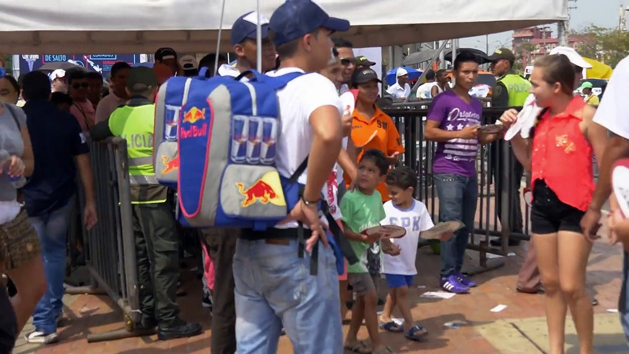 Cliff Diving in the Seaside Town Of Cartagena on watch dailymotion