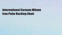 International Caravan Milano Iron Patio Rocking Chair