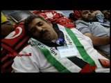 «المصري» يحاور المضربين عن الطعام في غزة