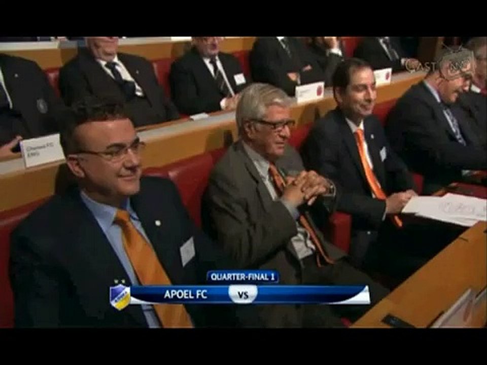 Drawing UEFA Champion League Quarter Final 2011-2012 16-3-12
