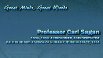 Carl Sagan - Pale Blue Dot (closed captioned)
