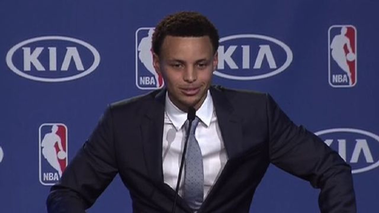 Steph Curry on Being Named MVP