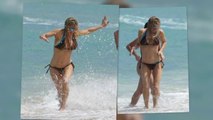 Fergie Stuns in a Bikini on the Beach