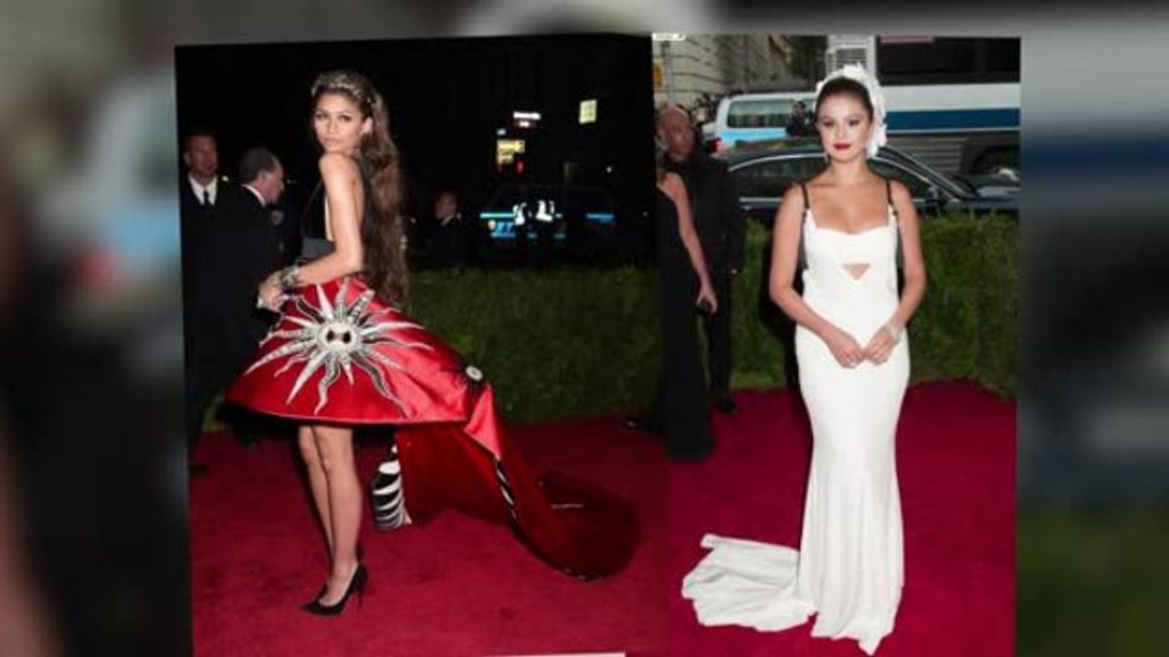 Zendaya and Selena Gomez embrace