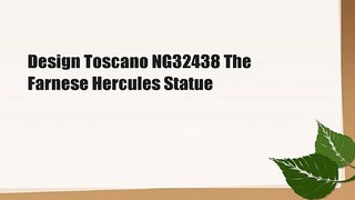 Design Toscano NG32438 The Farnese Hercules Statue