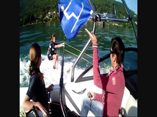 Emma initiation ski nautique