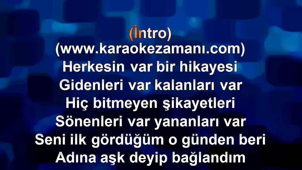 Ferhat Göçer - Üzüm - 2010 - TÜRKÇE KARAOKE