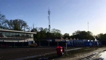 De drafbaan in het Stadspark maakt zich klaar voor huldiging FC Groningen - RTV Noord