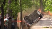 So violent crash during Rally race in France