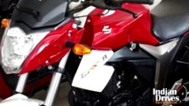 Suzuki Gixxer In Dual-Tone Of Red-White Spotted: Launch Soon