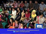 Dunya News-3 artists of Mazaaq Raat sing songs for American lady in different languages . . .