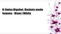 K-Swiss Bigshot, Baskets mode homme - Blanc (White