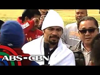 Pacquiao pinagpahinga sa training para iwas-burnout