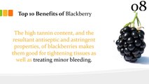 Top 10 Benefits of Blackberry - Blackberry Health Benefits