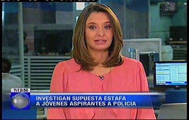 Investigan supuesta estafa a jóvenes aspirantes a policía