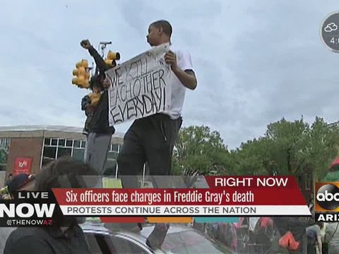 Six officers face charges in Freddie Gray’s death