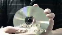 how to remove CD scratches with a banana