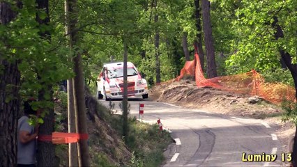 Crash terrible d'une C2 - Rallye Ronde de La Durance 2015