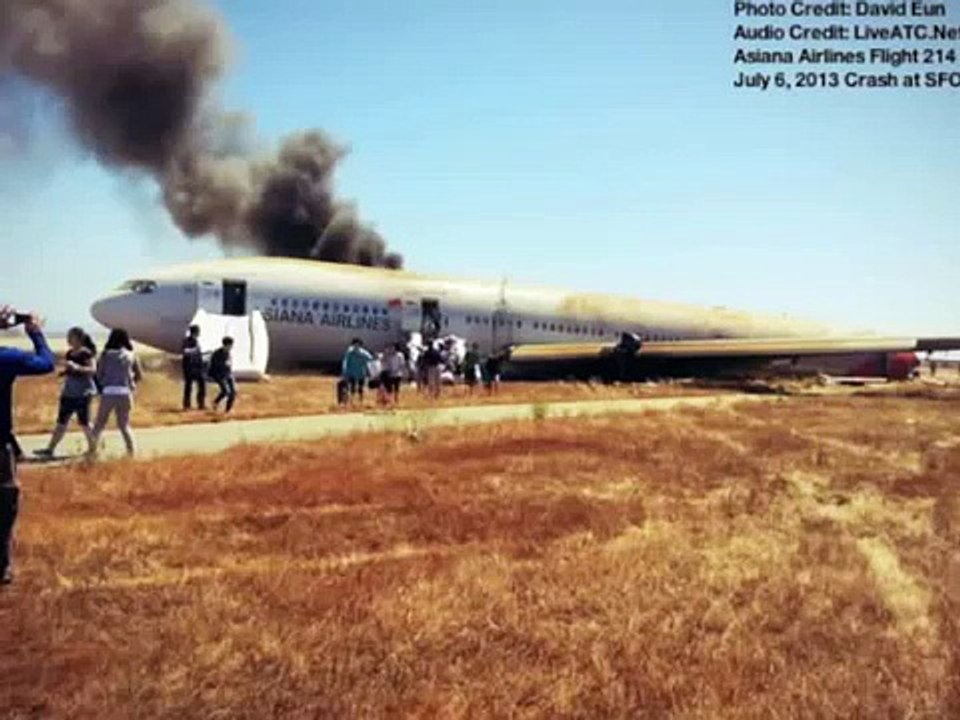 Asiana Airlines Flight 214 Crash at SFO - Audio Recording of Pilot & Control Tower