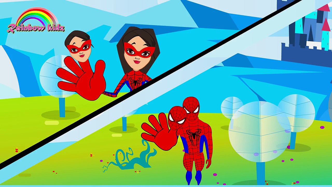 spiderman  finger family | finger family