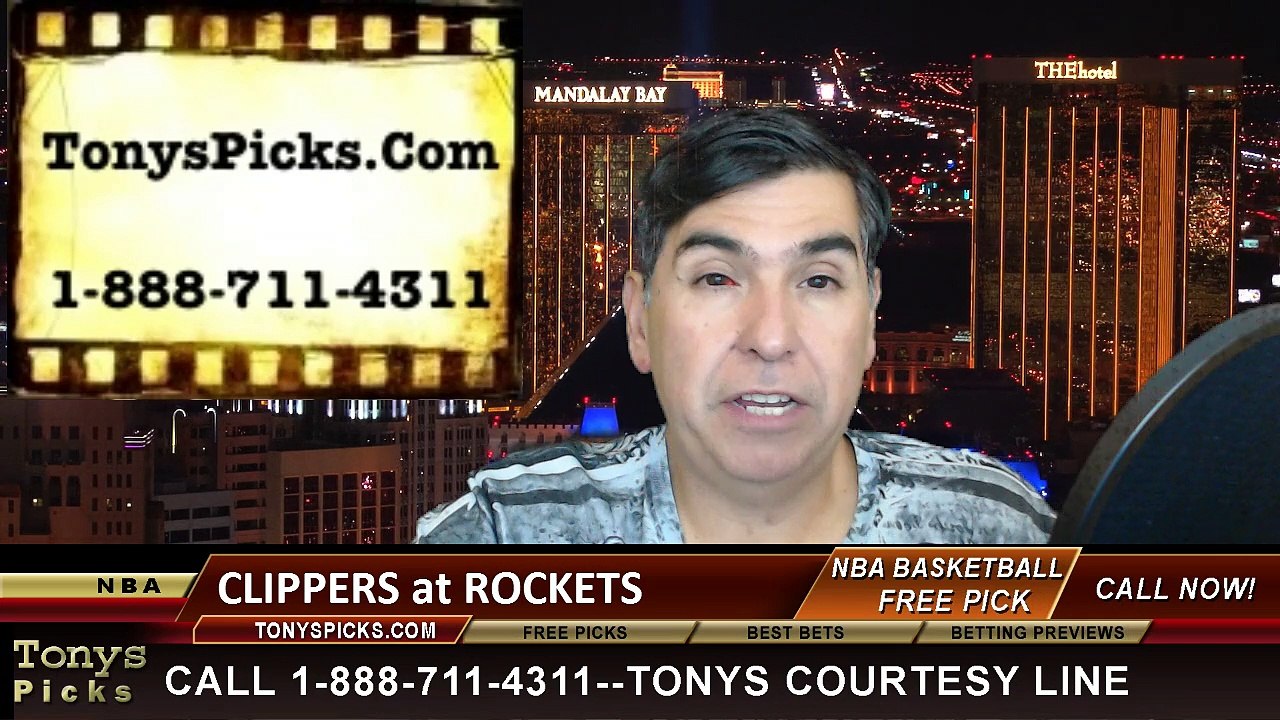 NBA Playoff Free Pick Game 2 Houston Rockets vs. LA Clippers Odds Prediction Preview 5-6-2015