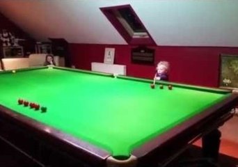 Remarkable Irish Toddler Is a Sure Future Snooker Star