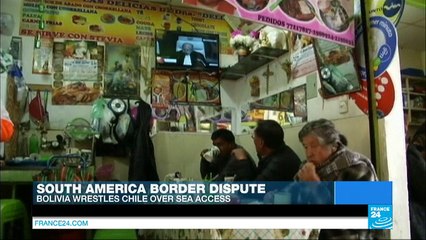 Bolivia wrestles Chile over sea access