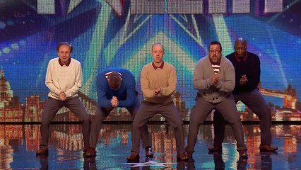 Britain's Got Talent 2015 S09E04 Old Men Grooving Middle Aged Dance Group