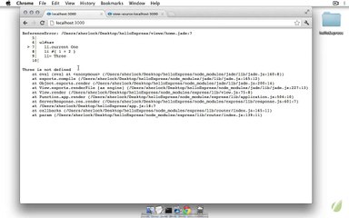Build Web Apps in Node and Express - 08 jade