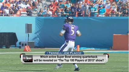 Which active quarterbacks will be revealed on the 'Top 100 Players of 2015'?