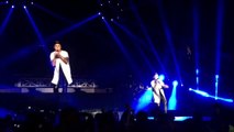 Justin Bieber performing 