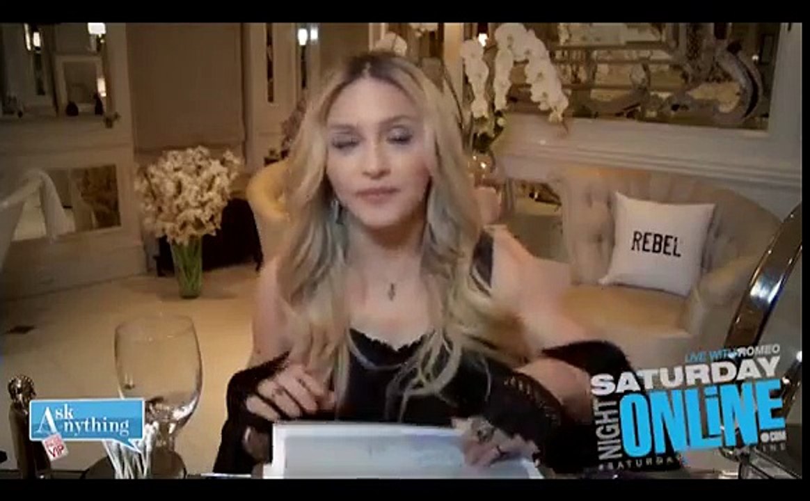 Madonna Interactive Chat w- Romeo Saturday Night Online  - AskAnythingChat