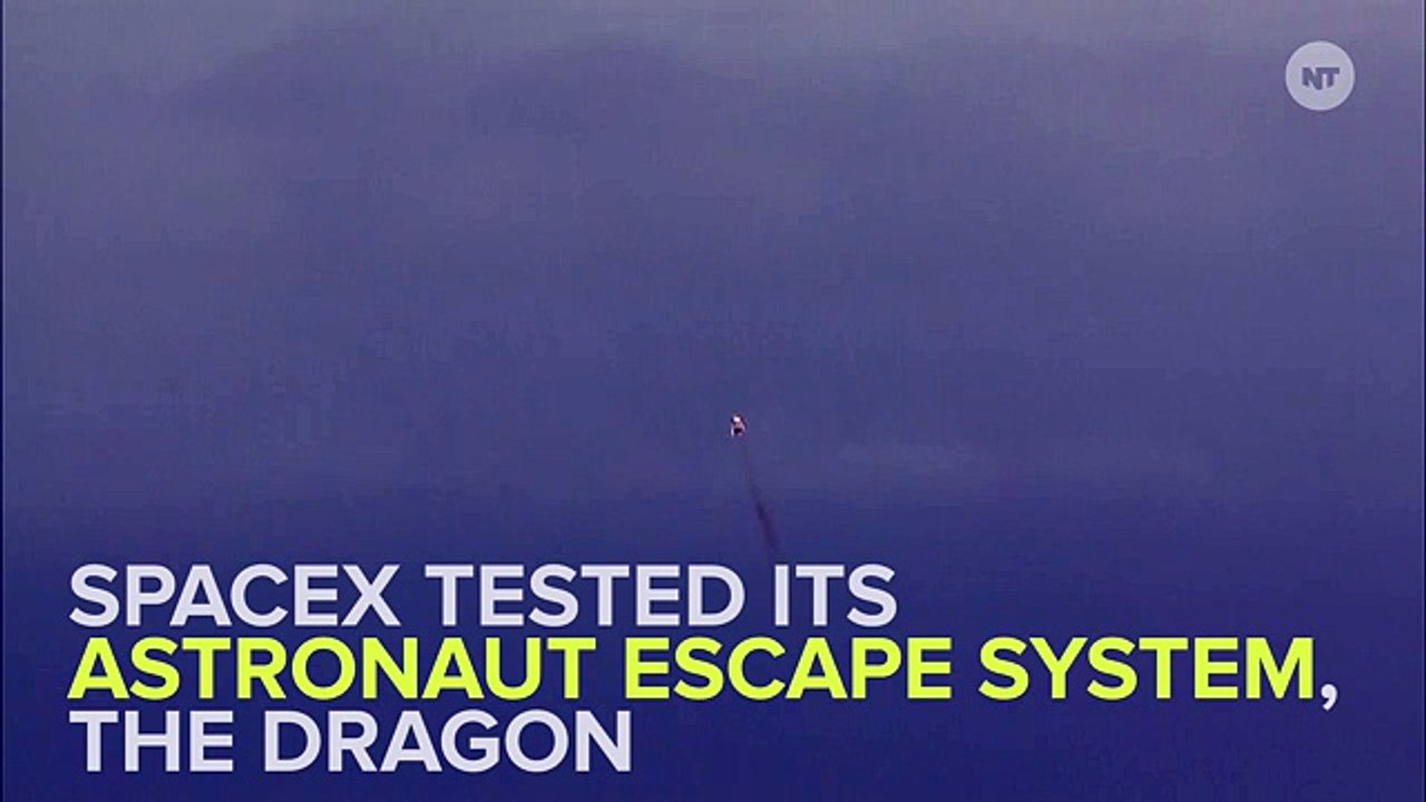 SpaceX Tests Super-Sleek Escape System