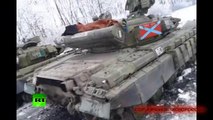 Ukraine frontline footage: DPR troops & military vehicles advance in Debaltsevo cauldron area