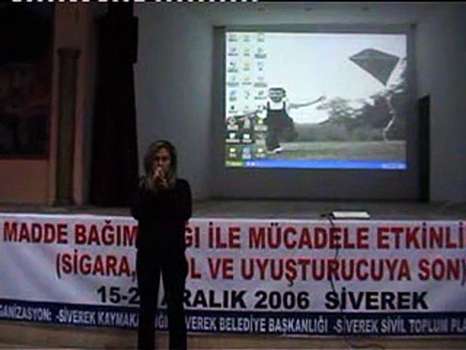 SALONDA ÖĞRENCİLERE MADDE BAĞIMLIĞI PROJE UYGULAMASI