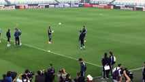 Cristiano Ronaldo vs Keylor Navas fantastic skills in training