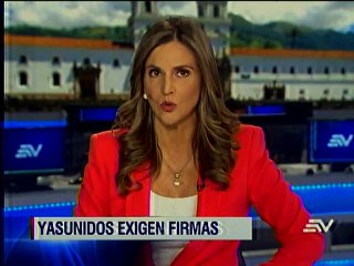 Yasunidos exige devolución de firmas al CNE