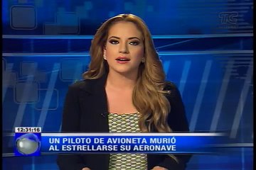 Un piloto de avioneta murió al estrellarse su aeronave