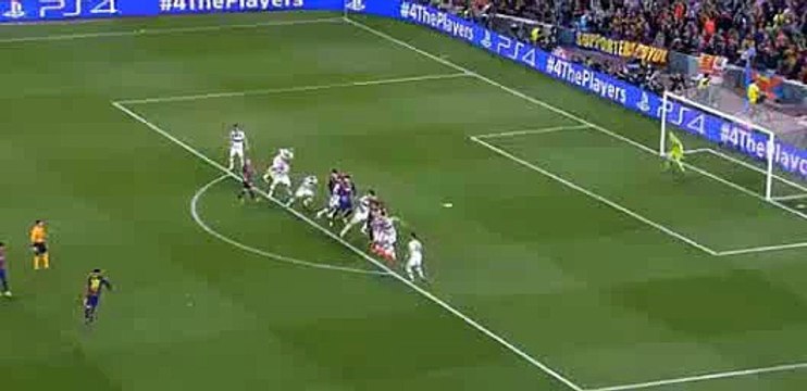 Lionel Messi Free Kick - Barcelona vs Bayern Munich 06.05.2015
