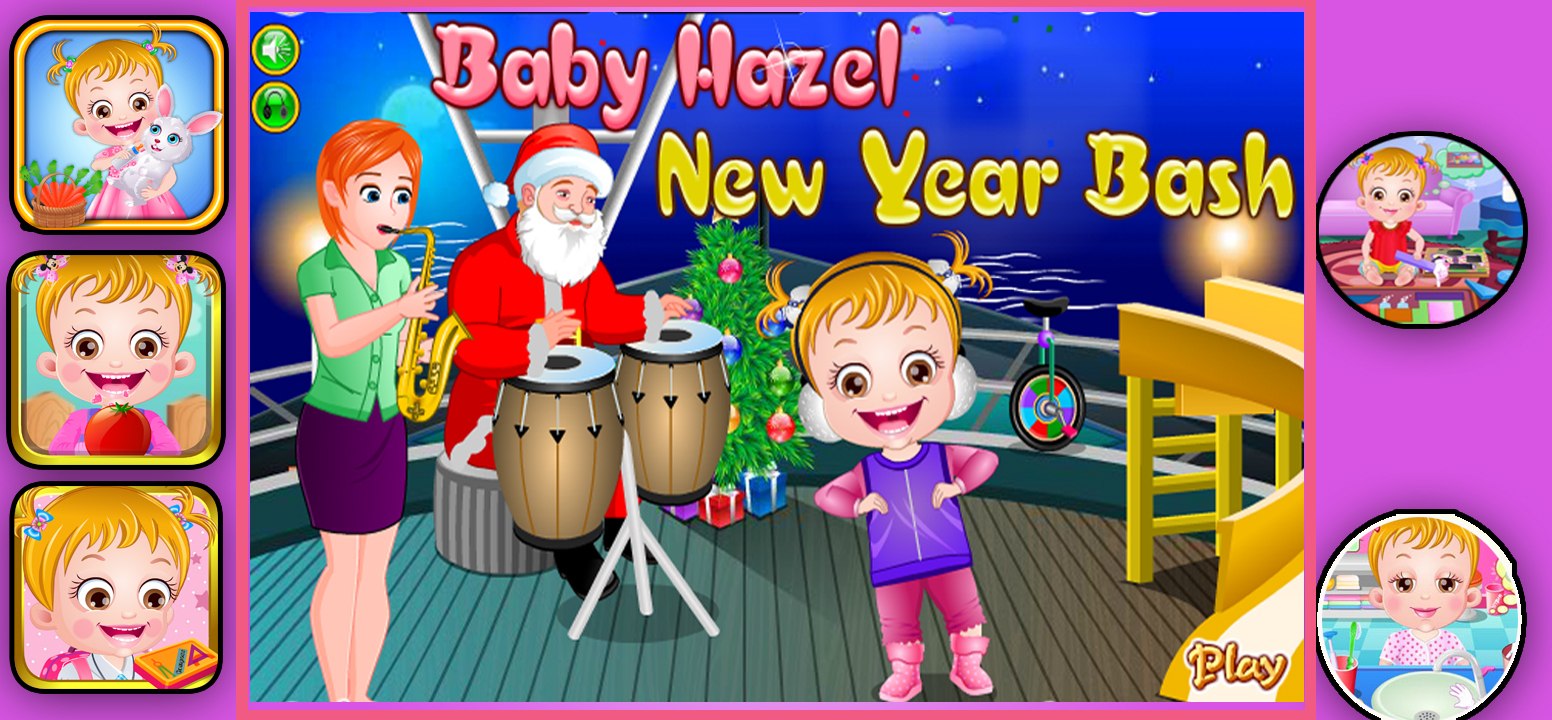 BABY HAZEL NEW YEAR PARTY | GAME MOVIE | JOGOS BEBÊ HAZEL | EPISÓDIO COMPLETO | KIDS TV BR