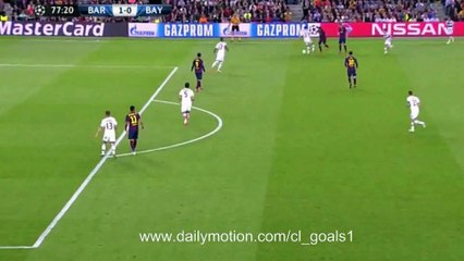Messi Goal | Barcelona 1-0 Bayern | Champions League