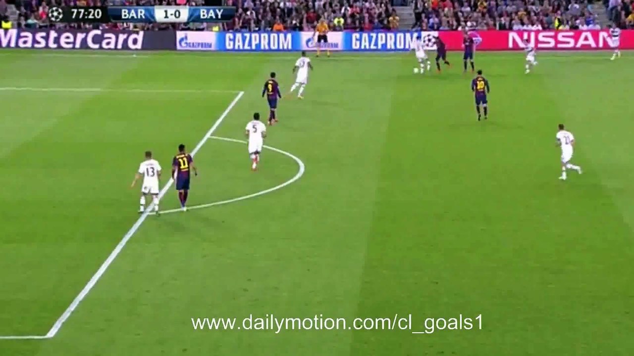 Messi Goal | Barcelona 1-0 Bayern | Champions League