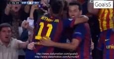 Lionel Messi Goal Barcelona 1 - 0 Bayern Champions League 6-5-2015