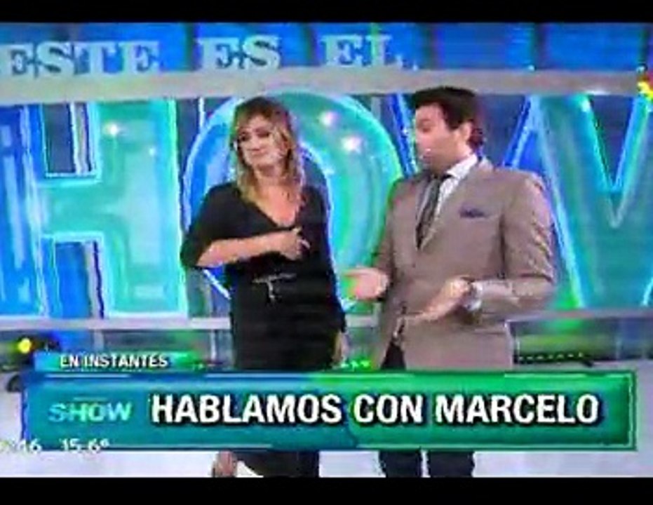 Paula en Este es el Show 1 (ensayo de Pedro y Paula) - 06 de Mayo